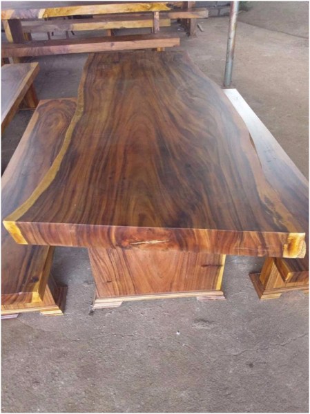 Mặt bàn gỗ me tây - Công Ty TNHH XNK Tâm Thịnh Phát